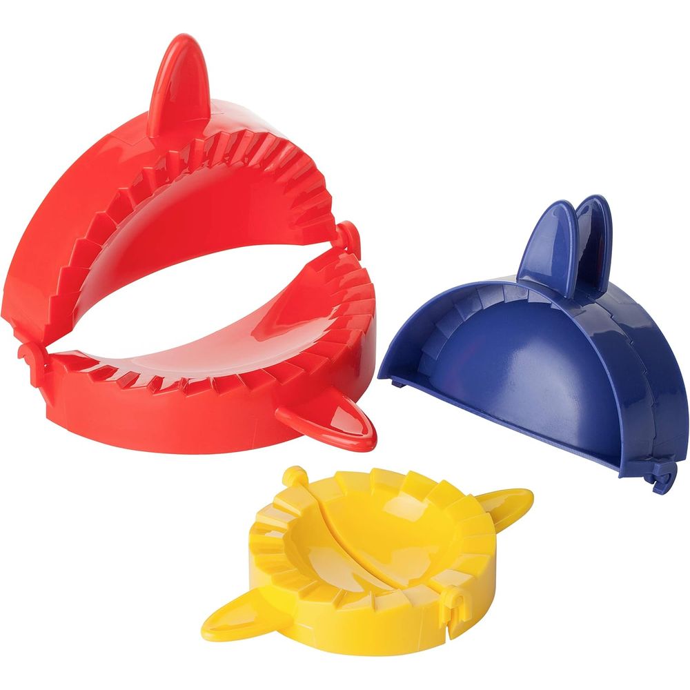 Dumpling Press Set - 3 Parçalı Hamur Pres Seti: Mantı,
